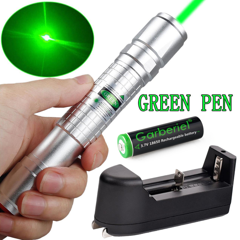 Green Laser Pointer Pen 532nm Laser Pen With Battery and Charger
