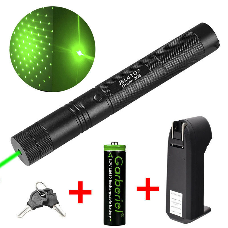 303 2-IN-1 Strong 2 Color Red/Green Laser Pointer Pen