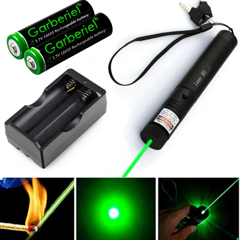 301 High Power 3 Color Red/Green/Blue Laser Pointer Pen