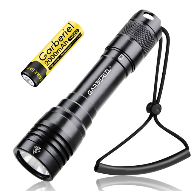 Garberiel Scuba Diving Flashlight Dive Torch 1000 Lumens Underwater 328ft
