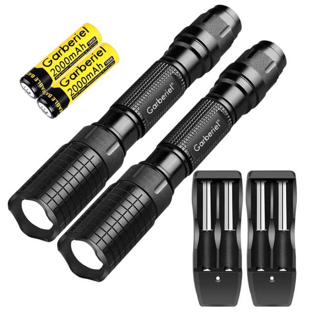 LED Flashlight L2 Blub 4000 High lumens with 5 Modes and Battery Rechargeable