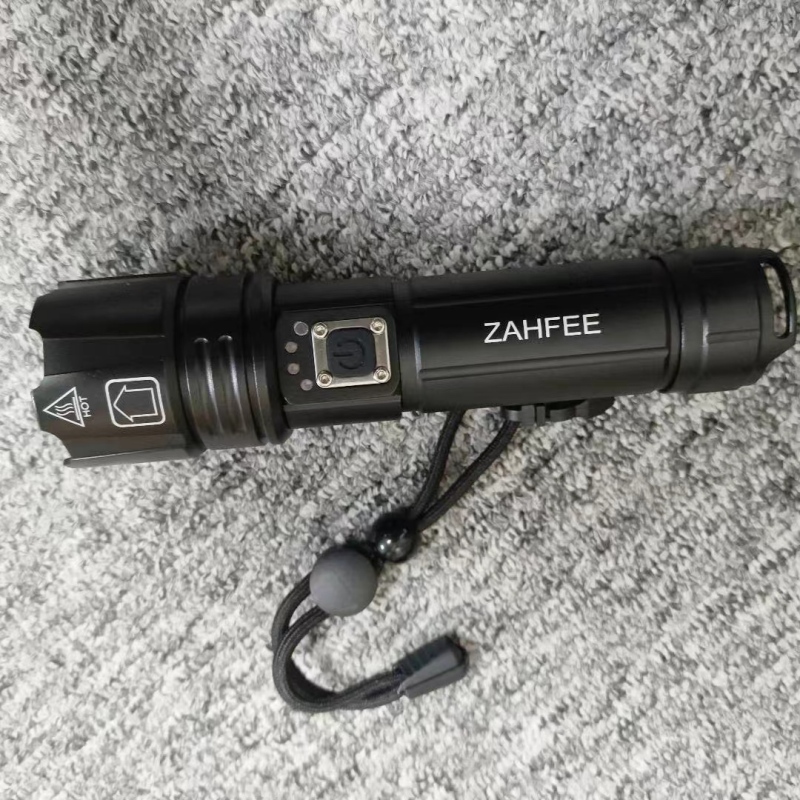 ZAHFEE Pocket Flashlights High Lumens - Super Bright 90000 Lumens Rechargeable Led Flashlight Powerful Handheld 5 Mode IPX6 Waterproof Zoomable USB Fast Charge Torch Lights for Outdoor Camping Emergencies