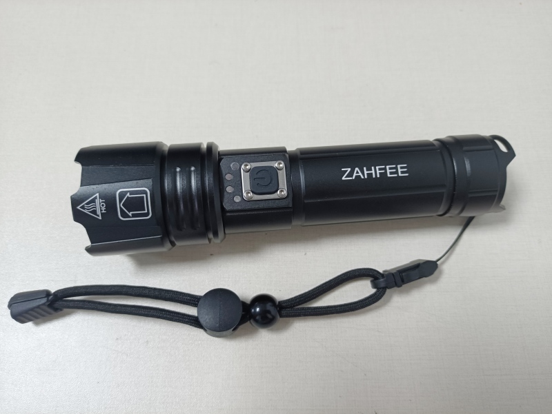 ZAHFEE Pocket Flashlights High Lumens - Super Bright 90000 Lumens Rechargeable Led Flashlight Powerful Handheld 5 Mode IPX6 Waterproof Zoomable USB Fast Charge Torch Lights for Outdoor Camping Emergencies