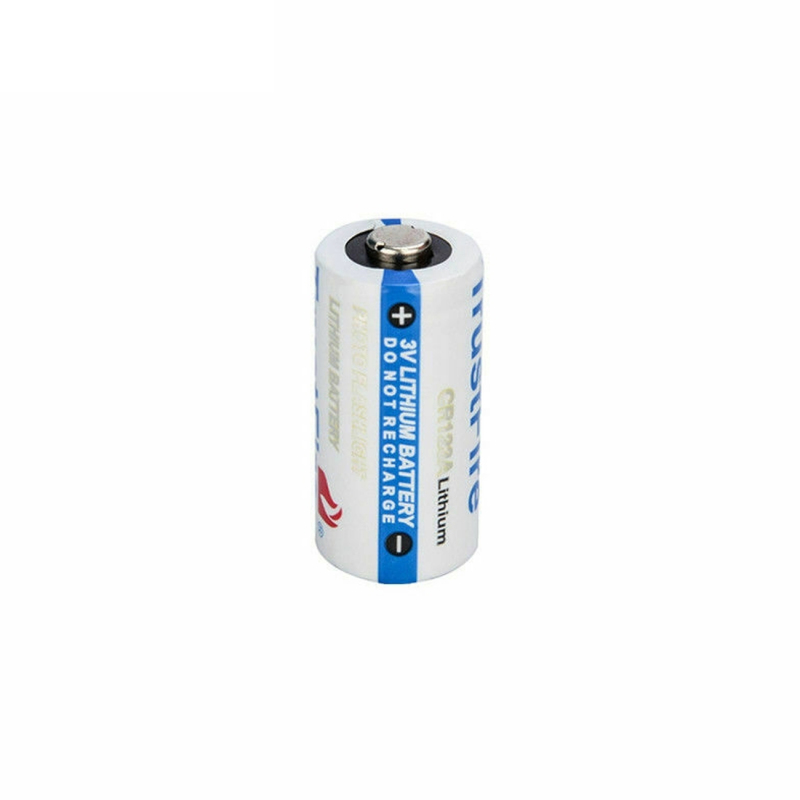 10pcs  TrustFire 3V CR123A Disposable Batteries for Gun Light, Door Bell (White)
