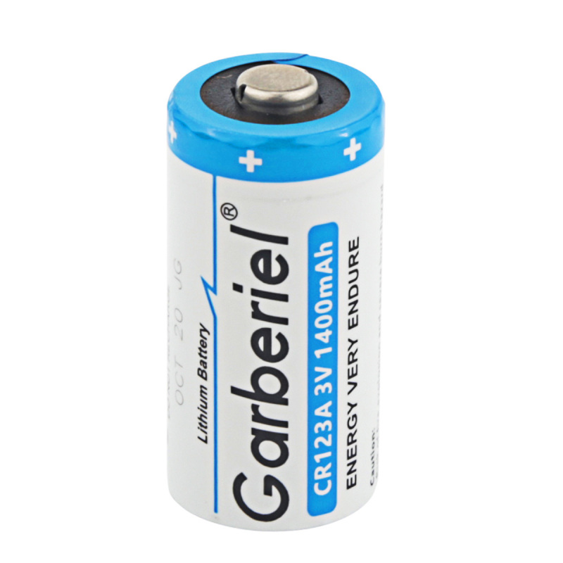 Garberiel 3V CR123A Lithium Battery 1400mAh High Drain