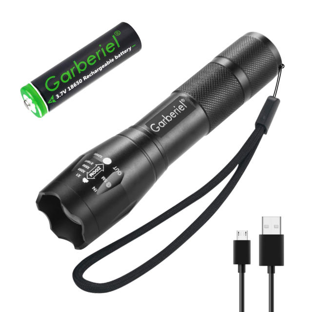 Garberiel Mini T6 1000LM Daily LED Flashlight Pocket Size with Light Weight