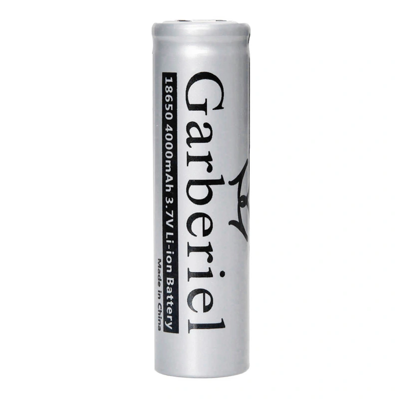 Garberiel Flat Top 4000mAh 18650 Battery Rechargeable 3.7V Lithium 1 PC