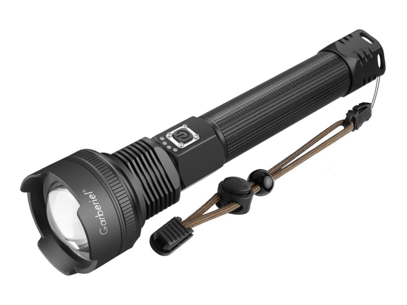 XHP70 LED Powerful Flashlight Waterproof USB Rechargeable Light