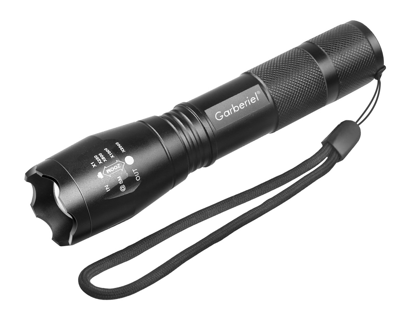 Garberiel High Lumen LED Flashlight Mini T6 Pocket Flashlight with 5 Modes