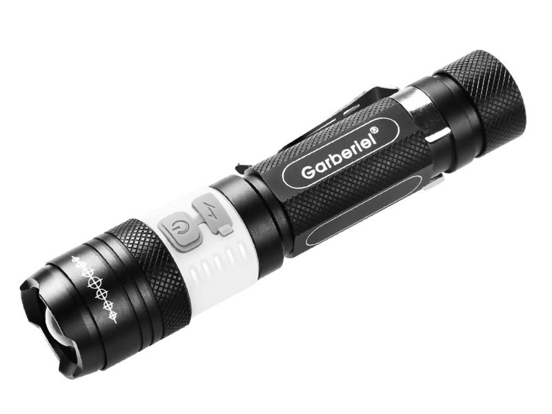 Garberiel T6 Small COB Torch Rechargeable with 18650 2000mah Battery Set