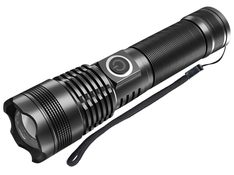 XHP70 3500 Lumens Flashlight Zoomable 5 Modes with Battery Rechargeable