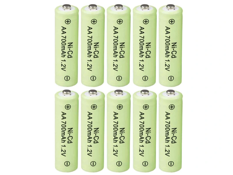 10pcs 1.2V AA Rechargeable Ni-Cd Battery