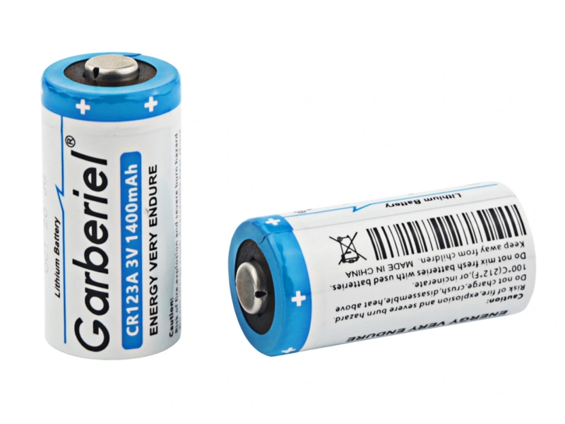 Garberiel 3V CR123A Lithium Battery 1400mAh High Drain