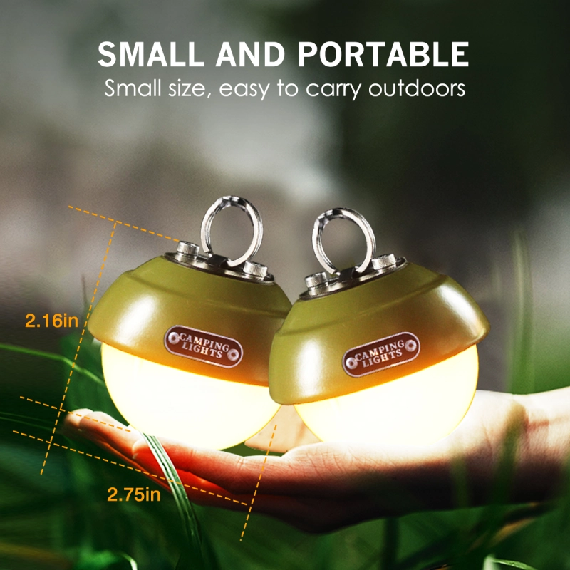 Garberiel Outdoor 24H Mini Camping Light Mosquito Repellent IPX4 Backpack Lamp