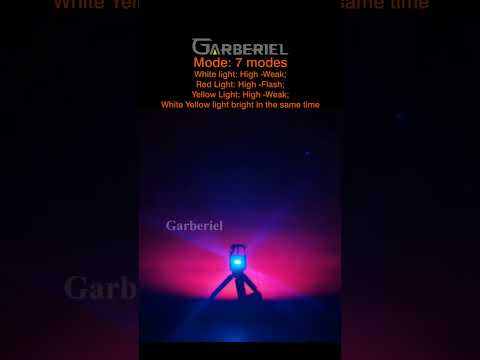 Garberiel 1000LM Mini COB Keychain Work Flashlights with Tripod