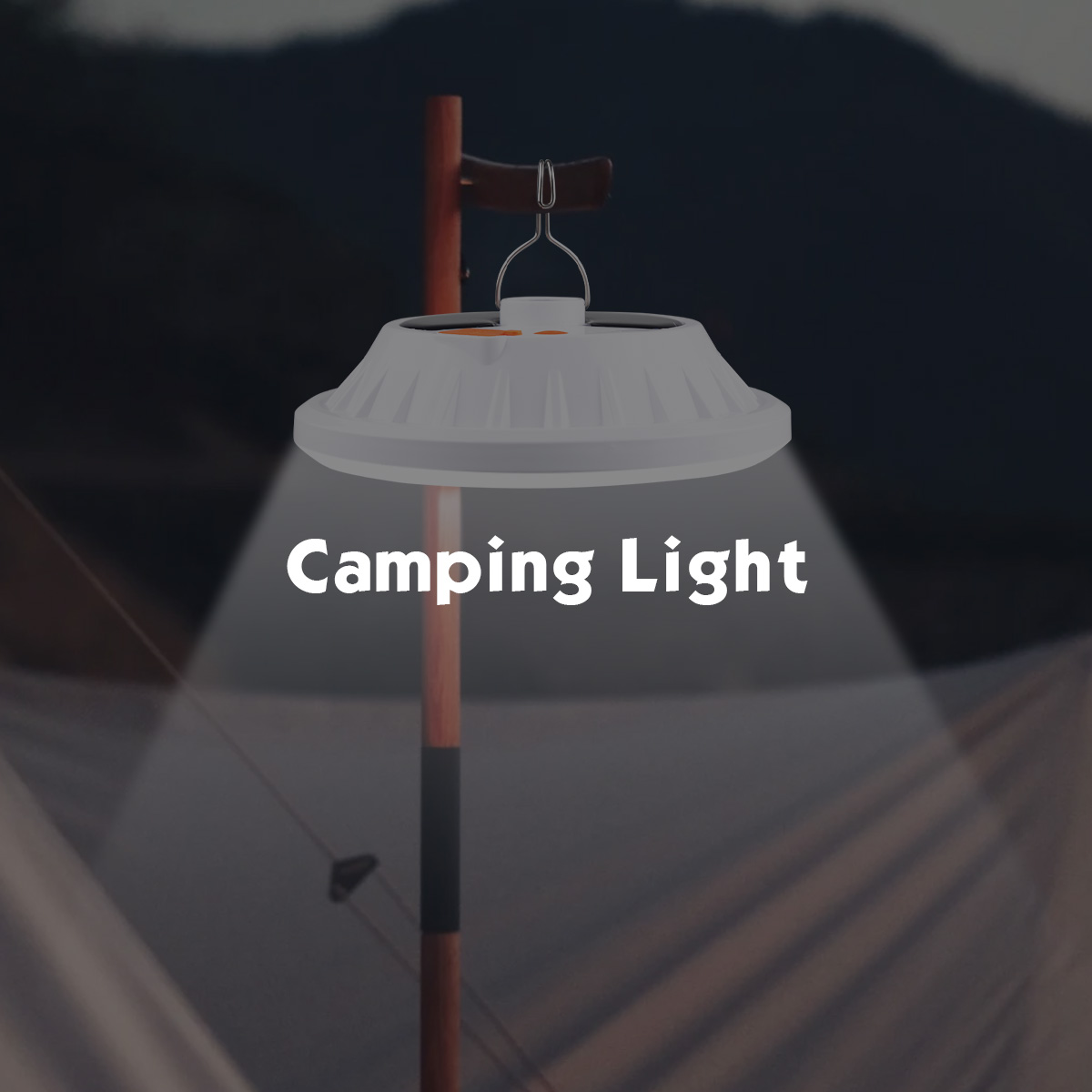 Lampe Solaire Camping oppladbart 3000 Mah 2 pices 1000 lumen lanterne,  camping pour les coupures de courant de voiture randonne pche d'urgence