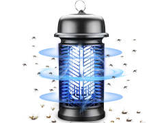 Garberiel 3000V Camping Light Bug Zapper IPX4 Electric Mosquito Trap Killer Lantern