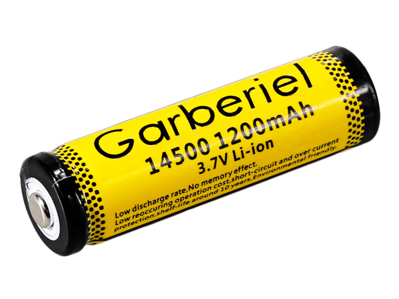 10pcs Garberiel Rechargeable 14500 AA Battery 3.7V Lithium Battery