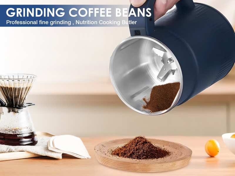 1pc Portable Hand Grinder Detachable Food Bean Grind Seasoning Grinder