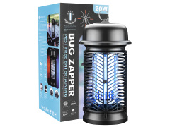 Garberiel 3000V Camping Light Bug Zapper IPX4 Electric Mosquito Trap Killer Lantern