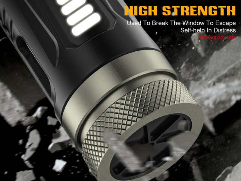 Garberiel 30Watt LED Strong Flashlight with 2952 Feet Long Range