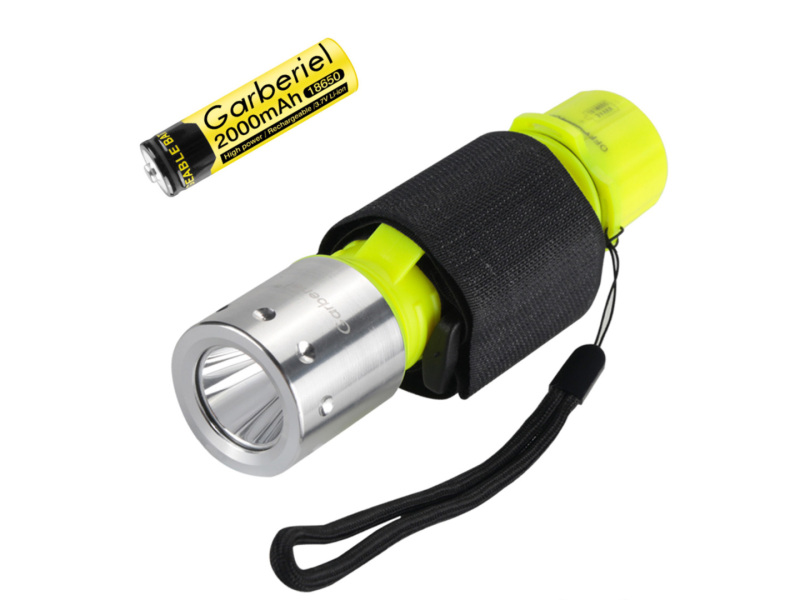 Garberiel IPX8 Rechargeable Diving Light Underwater 20 Meter ( 65 ft)