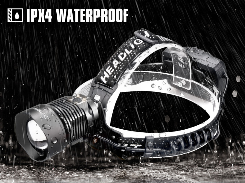 Garberiel LED Headlamp XHP90 Super Bright 6000 Lumens