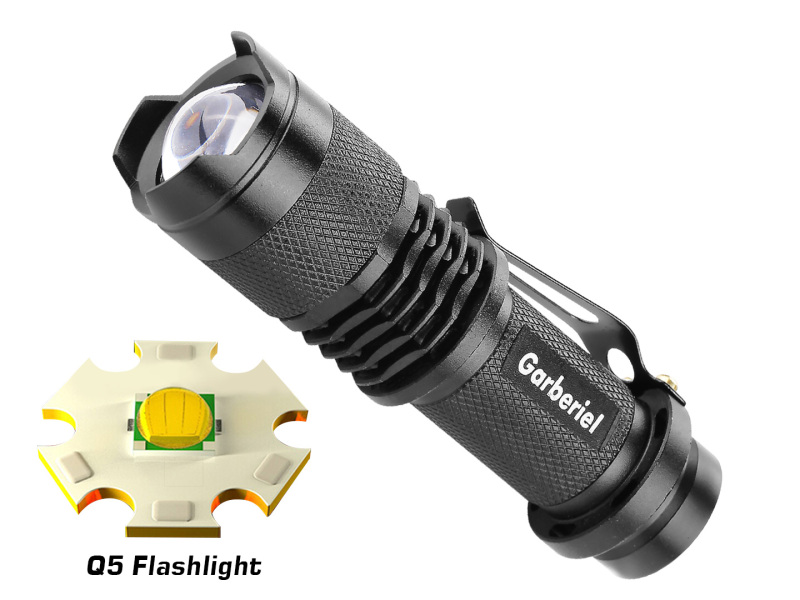 Super Bright Mini Q5 Outdoor Waterproof Led Flashlight Light Torch