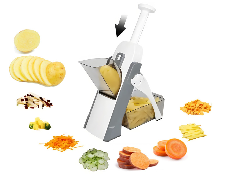 5 in 1 Adjustable Vegetable Cutter Safe Multi-purpose Food Vegetable Slicer For Kitchen, Vegetable Graters, Fruit Graters