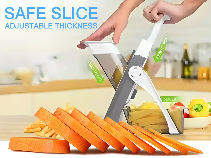 5 in 1 Adjustable Vegetable Cutter Safe Multi-purpose Food Vegetable Slicer For Kitchen, Vegetable Graters, Fruit Graters