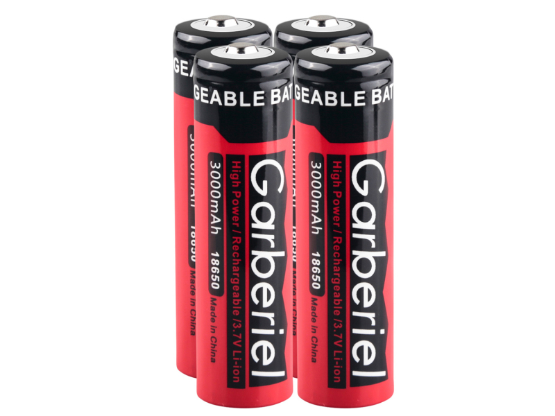 Garberiel 3.7V 3000mAh 18650 Rechargeable Li-ion Battery 1PC