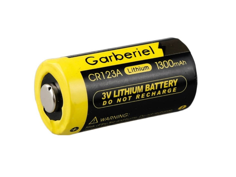 20pcs Garberiel 3V 1300mAh CR123A Li-ion Disposable Battery