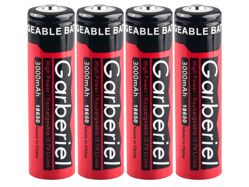 Garberiel 3.7V 3000mAh 18650 Rechargeable Li-ion Battery 1PC