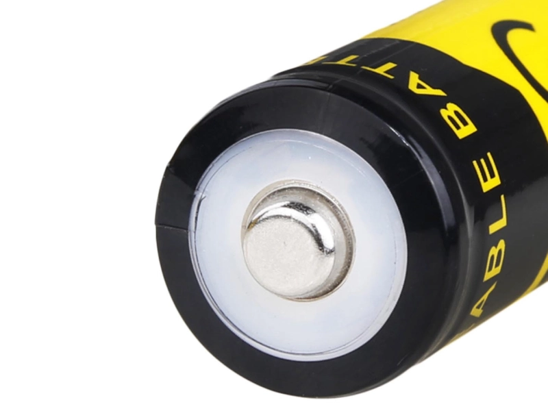 10 Pieces 5000mAh 3.7V Rechargeable 18650 Battery(Yellow)