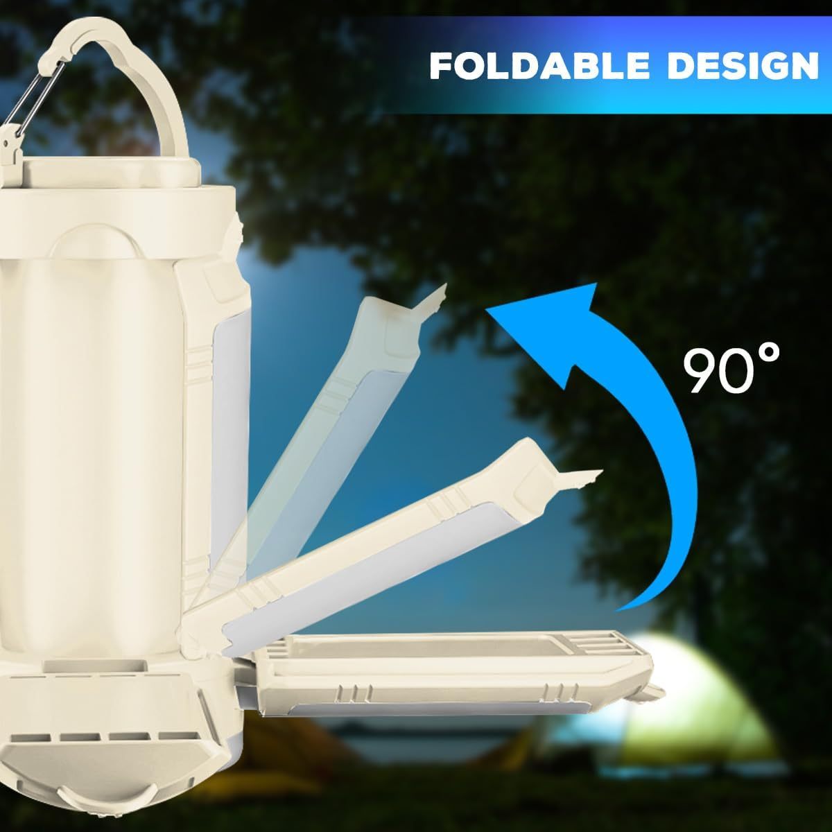 Lekaufen Portable LED Light with 6 Modes  Fast Charging IPX4 Waterproof for Camping Emergencies and More