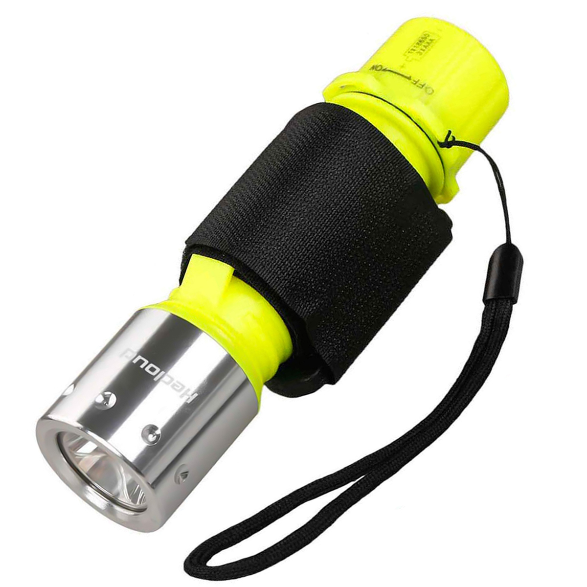 HeCloud FG1157 Diving Flashlight Portable LED Dive Light for Underwater Adventures