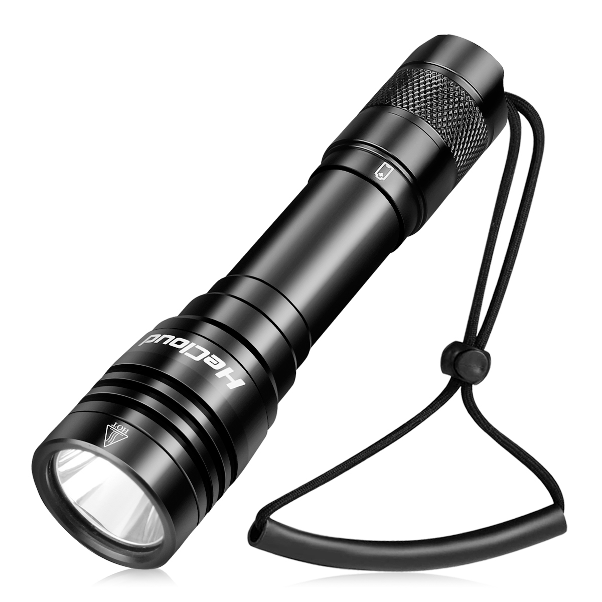 Hecloud Scuba Diving Flashlight Dive Torch 1000 Lumens Underwater 328ft