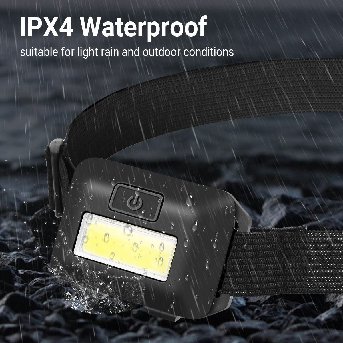 3-Pack Rechargeable LED Head Torch – Hands-Free Mini Headlamp with 3 Lighting Modes for Running Dog Walking Climbing Cycling