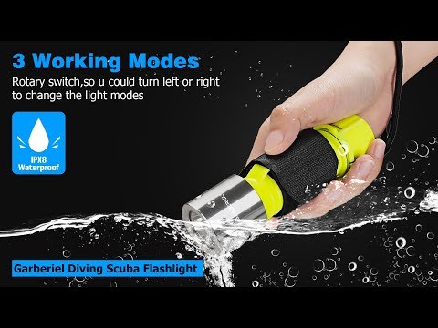 HeCloud FG1157 Diving Flashlight Portable LED Dive Light for Underwater Adventures