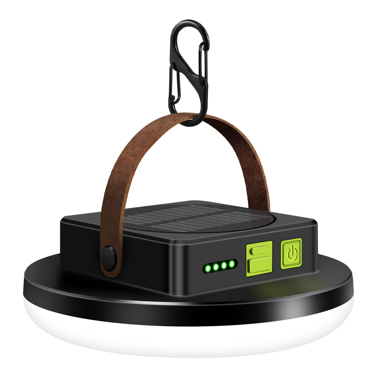 Lekaufen Portable Solar Tent Light with Hanging Hook 4500LM for Camping Hiking Emergency Lamp