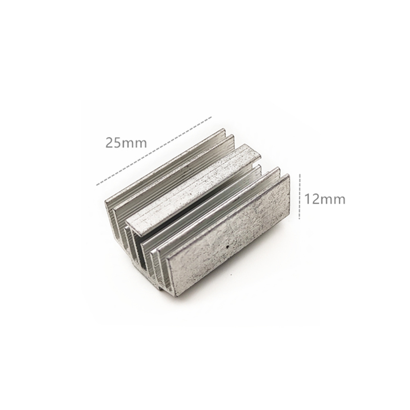 Hash board heat sink 25x12