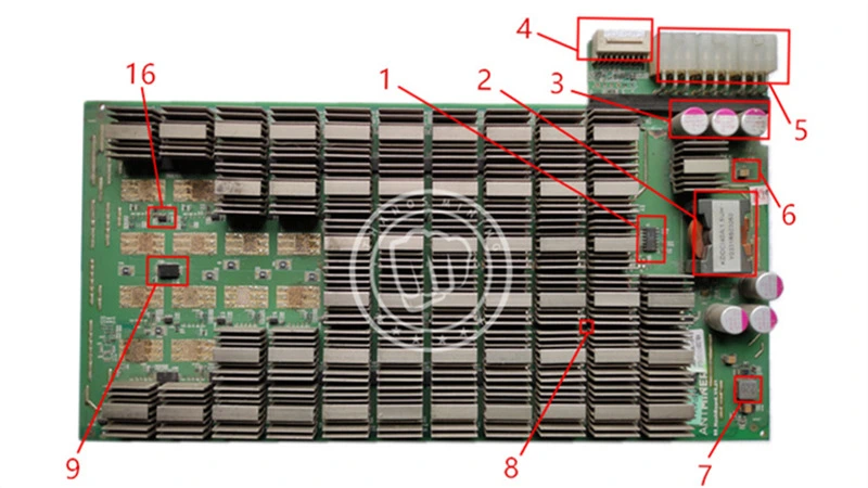 Antminer S9 Hash Board Spare Parts Kit