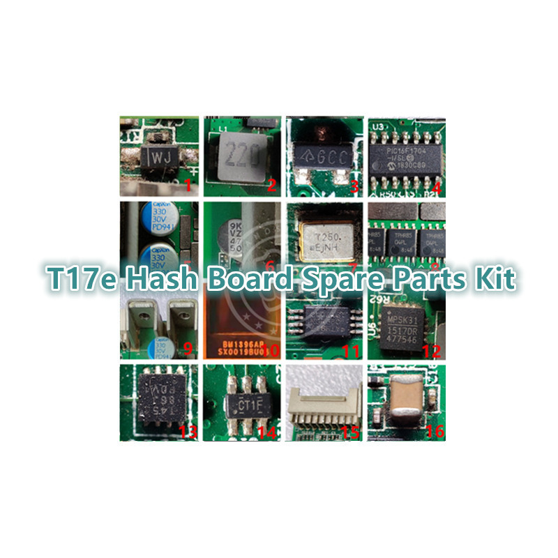 Antminer T17e Hash Board Spare Parts Kit