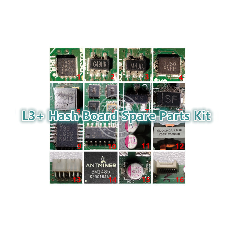 Antminer L3+ Hash Board Spare Parts Kit