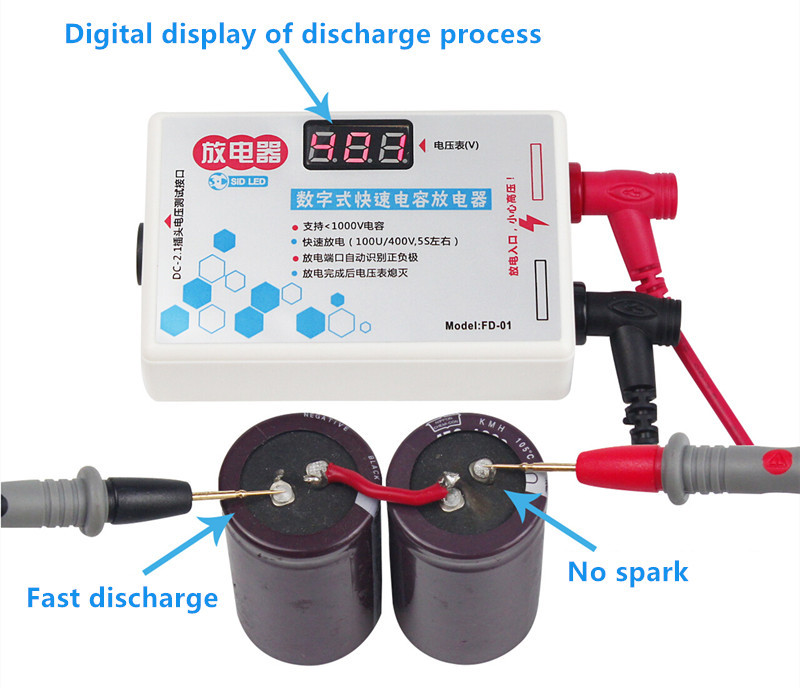 Capacitor Discharger for PSU Repair V4.0