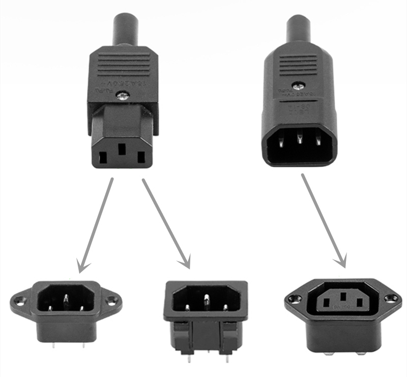 Power Cord Plug Spare Parts