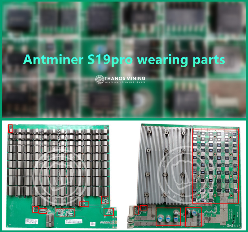 Antminer S19pro Hash Board Spare Parts Kit