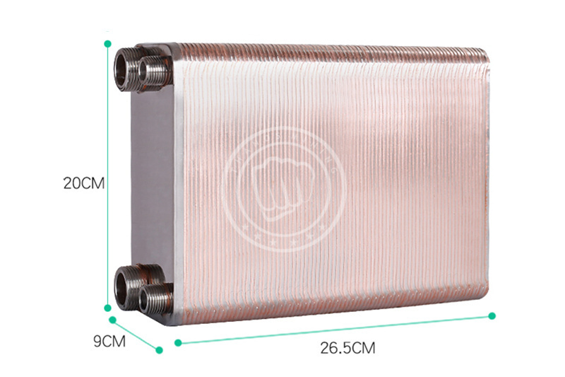 Heat Exchanger Miner Oil Cooling Same End