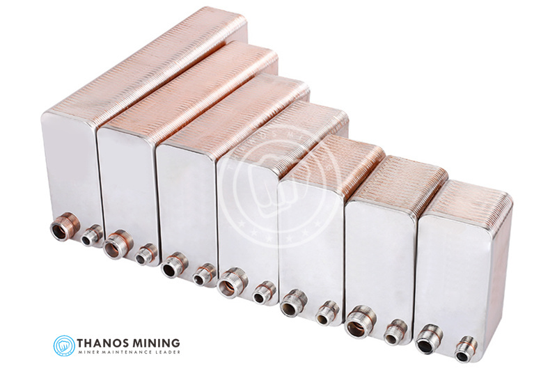 Heat Exchanger Miner Oil Cooling Same End
