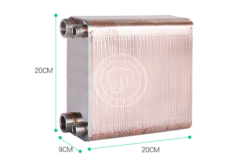 Heat Exchanger Miner Oil Cooling Same End